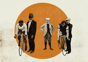 Old Time Trial、2014（スクリーンプリント）
